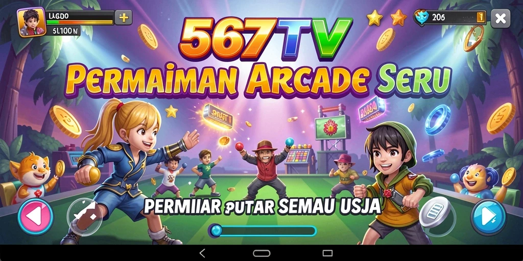 Tampilan gameplay 567TV yang penuh warna dan menarik.