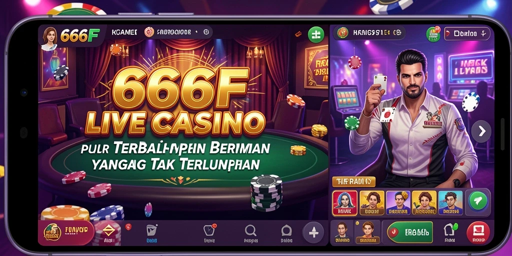 Tangkapan layar gameplay Live Casino yang menarik dari 666F.