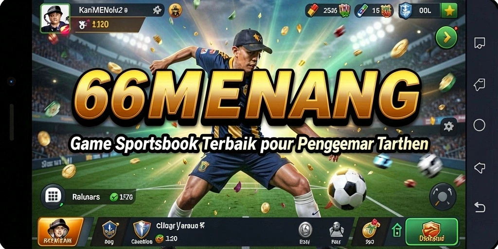 Tampilan gameplay Sportsbook yang menarik di 66MENANG.