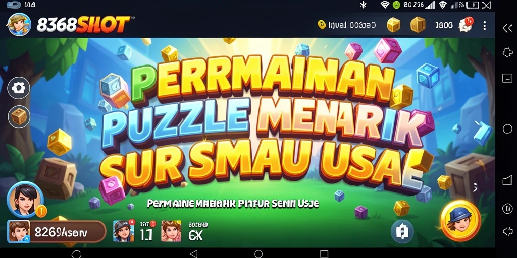 Screenshot gameplay 8368SLOT menampilkan tantangan Puzzle yang menarik.