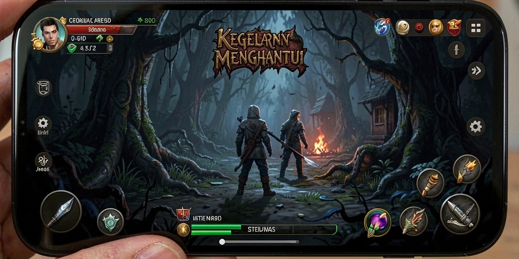 Gameplay menakutkan dengan suasana gelap di 8ID.