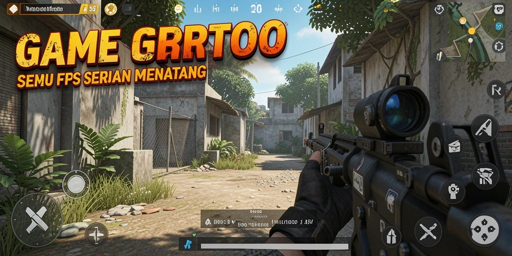 Gameplay menegangkan dari CERITOTO, menunjukkan aksi tembak-menembak yang seru.