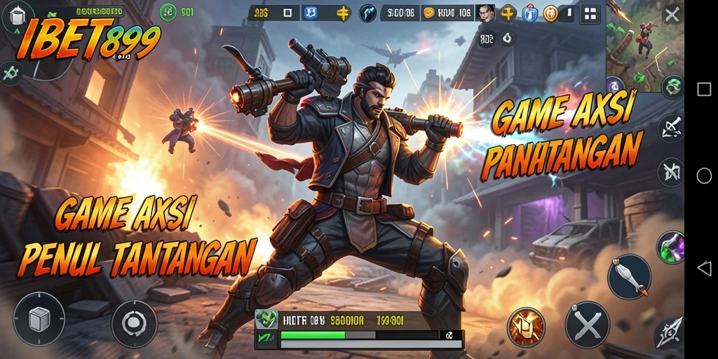 Tampilan gameplay IBET899 dengan aksi seru di setiap misi.
