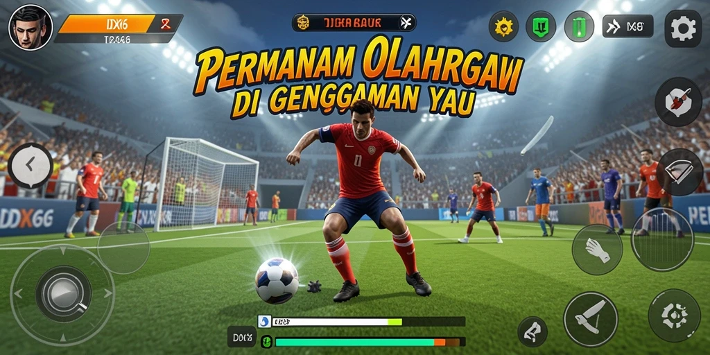 Tampilan gameplay yang mendebarkan dalam aplikasi IDX66.