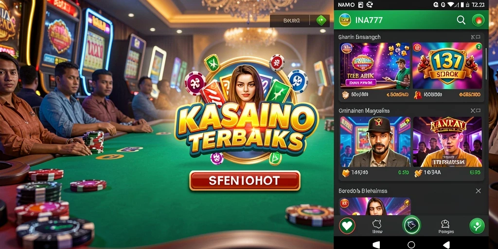 Tampilan gameplay seru dari aplikasi Kasino INA777.