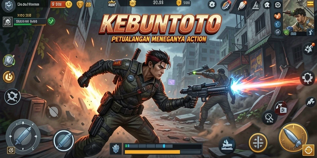 Tangkapan layar KEBUNTOTO menunjukkan aksi pertarungan seru dan dinamis.