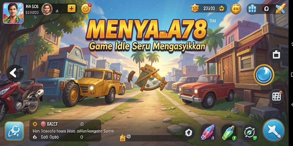 Screenshot MENYALA78 menampilkan gameplay Idle yang menarik dan dinamis.