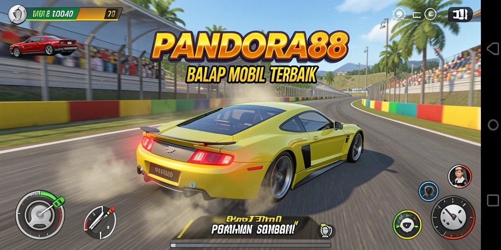Tampilan menakjubkan dari balapan di PANDORA88