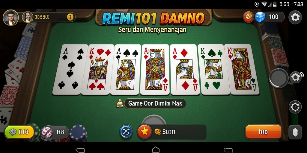 Gameplay menarik dari REMI101 dalam permainan Domino.