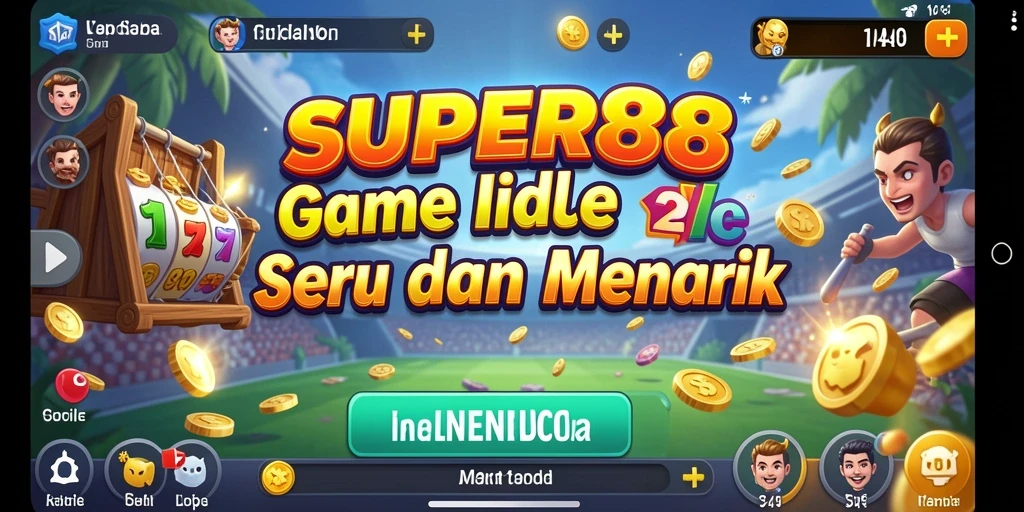 Screenshot utama <strong>SUPER88</strong> menampilkan gameplay Idle yang seru dan menarik.