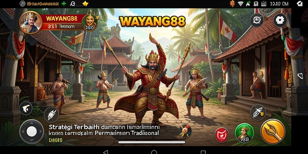 Tampilan gameplay menarik dari WAYANG88, menunjukkan strategi dalam aksi.
